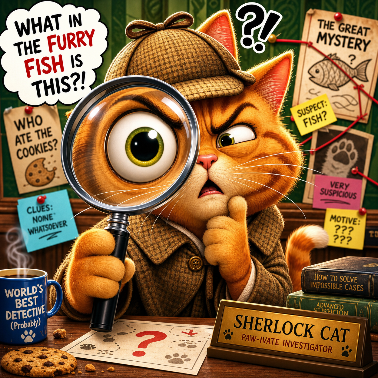 Detective Cat